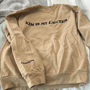 Talentless Sweatshirt with Black Text